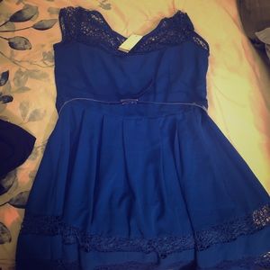 Blue dress